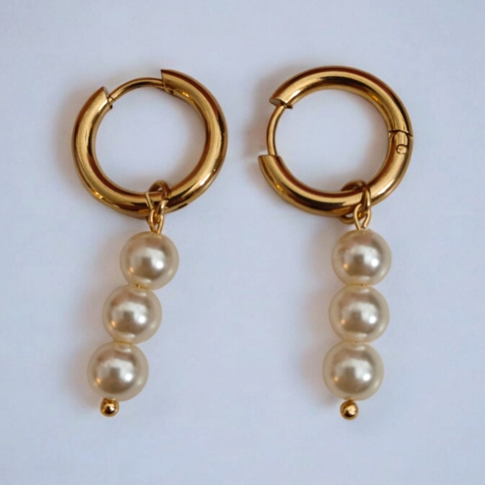 Handmade upcycled earrings